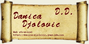 Danica Đolović vizit kartica